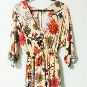 Audrey 3+1‎ Floral Print Y2K Romper